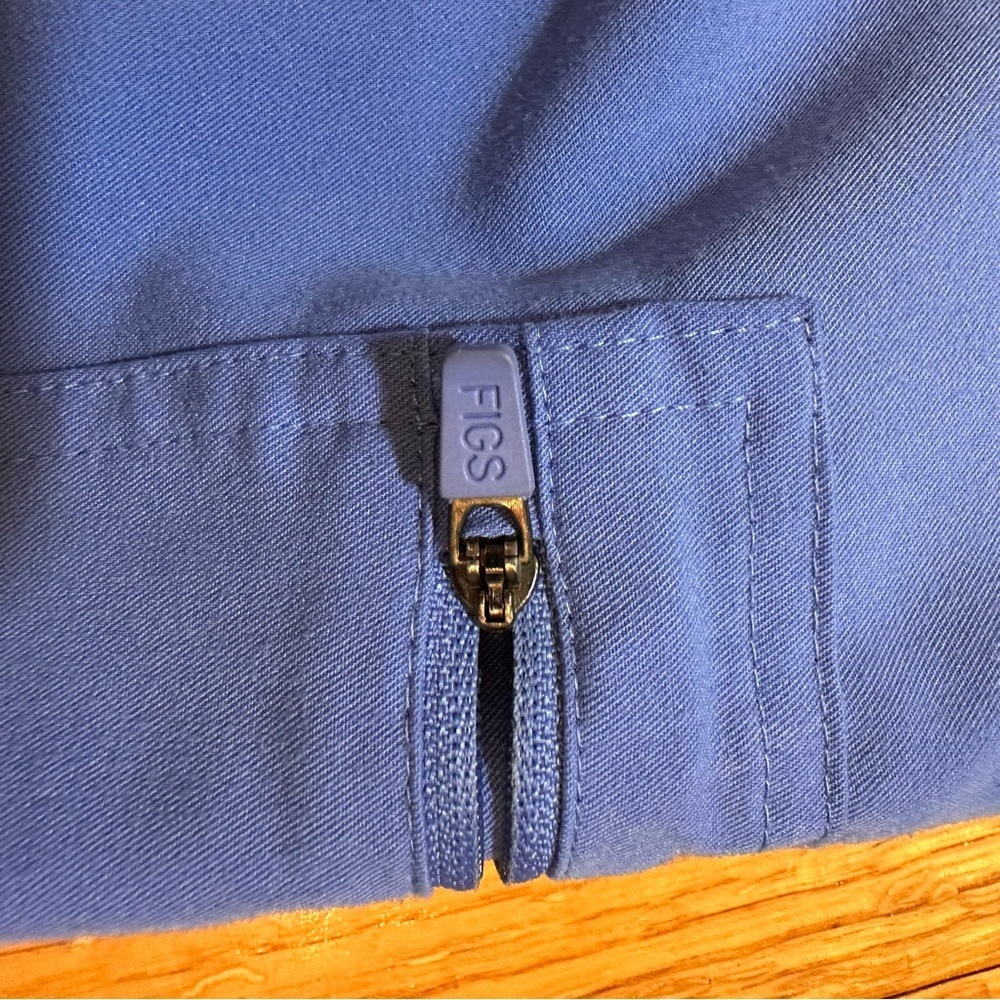 Figs Scrub Pants Womens XS Blue Zamora Joggers Technical Collection Cargo (#4) - Picture 8 of 14